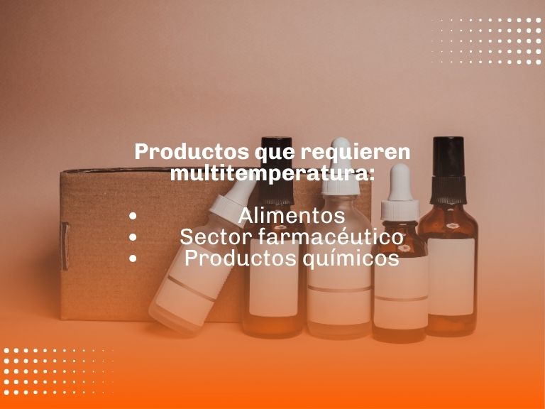 Productos que requieren logística multitemperatura, alimentos, sector farmacéutico, productos químicos y más